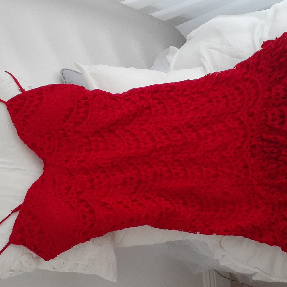 Gourgeous Red High Low Dress Size 4